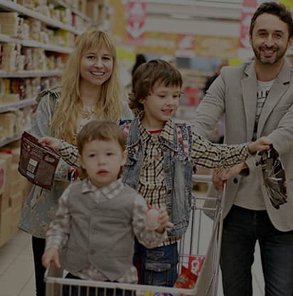 The family having fun