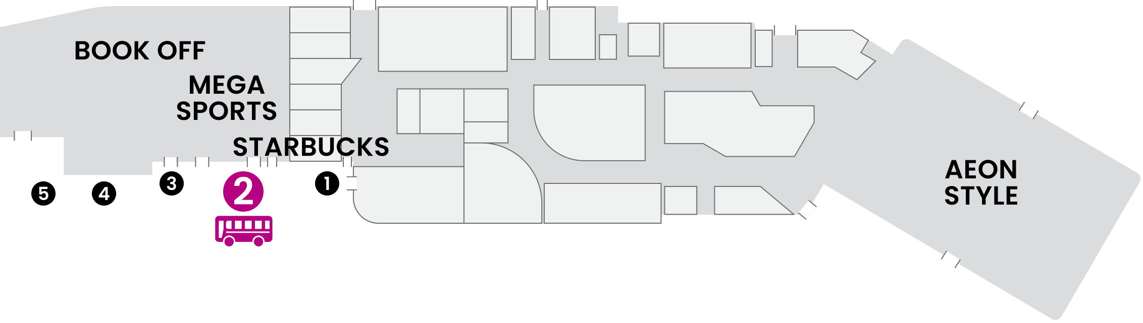 Bus Stop: From AEON MALL Narita to Narita Airport