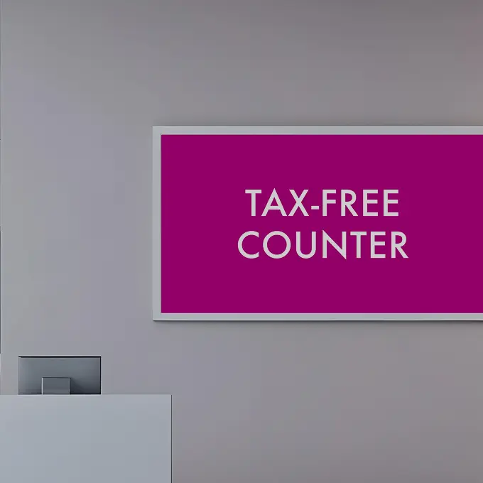 TAX-FREE COUNTER